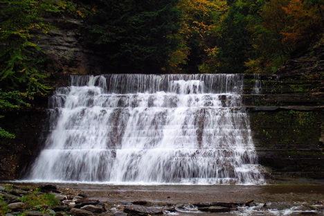 Middle Falls, Stony Brook State Park, Steuben Co., NY