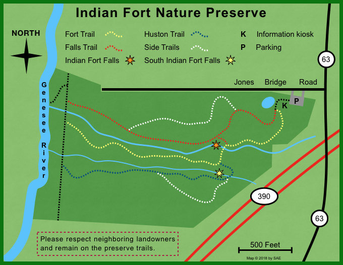 Indian Fort Nature Preserve Trail Map
