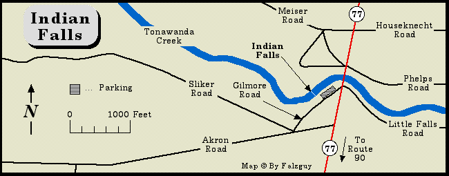 Indian Falls Map