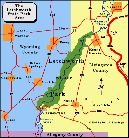 Letchworth Map