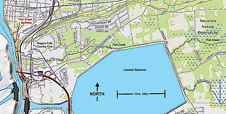 Map of Fish Creek