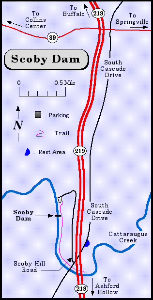 Scoby Dam Map